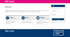 Desktop Screenshot of portfolio.lcm.ac.uk